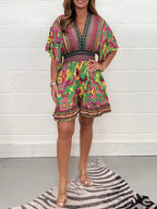 Odette plus size playsuit