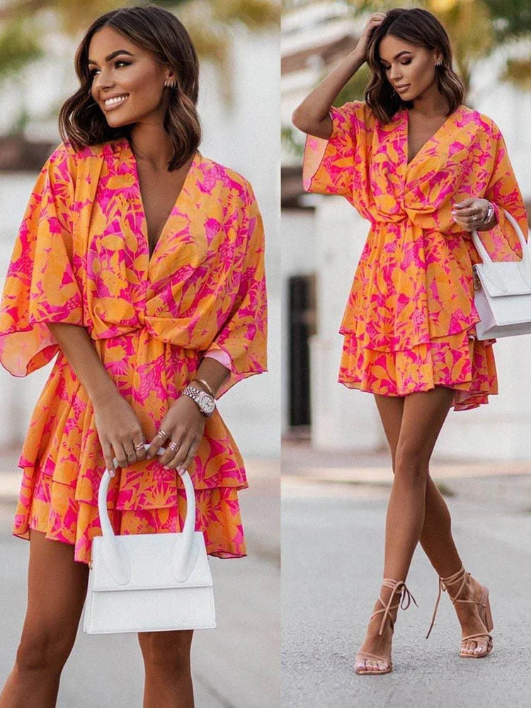 Chic mini jurk – en