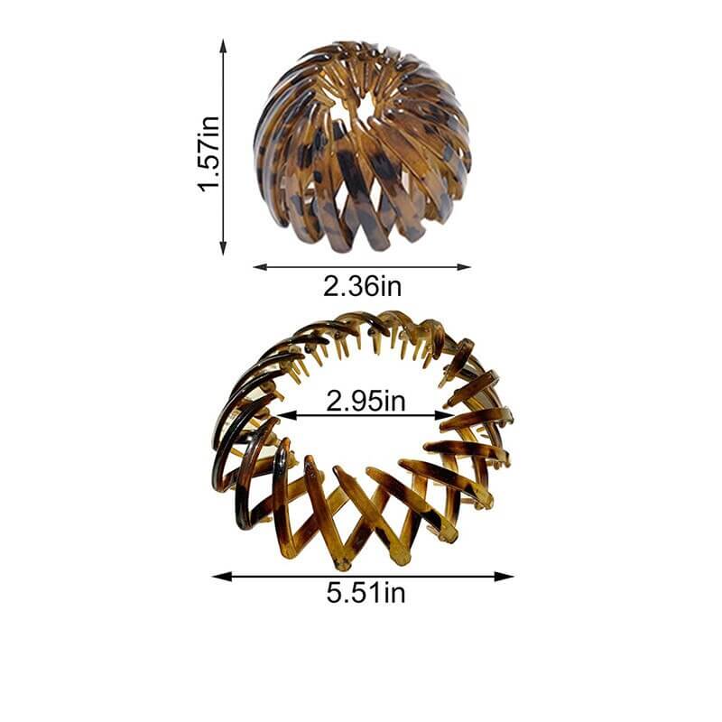 Bun creator | haar clip – materiaal: Plastic — afbeelding 18