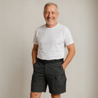 Heren korte cargo shorts met 7 zakken