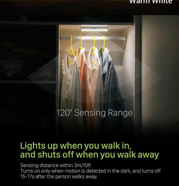 Bewegingssensorlamp Always Light – Liva