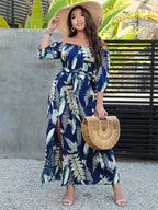 Matilde plus-size maxi-jurk