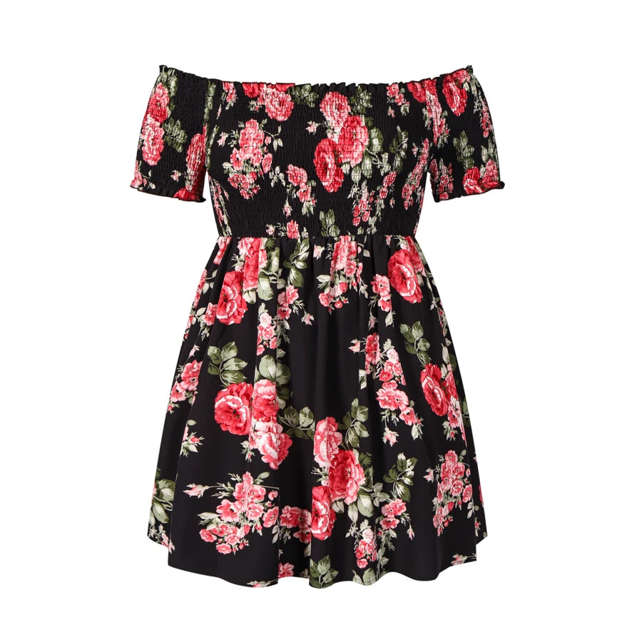 Lolita off-shoulder zomerjurk