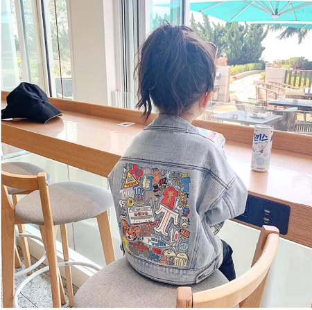 Denim kinderjas