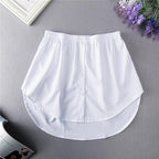 Dames shirtverlenger met elastische tailleband