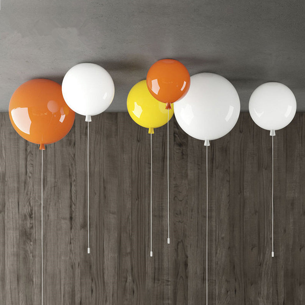 Compacte moderne LED ballon plafondlamp