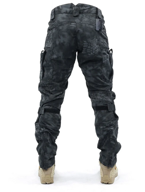 Functionele heren cargo broek met kniebescherming