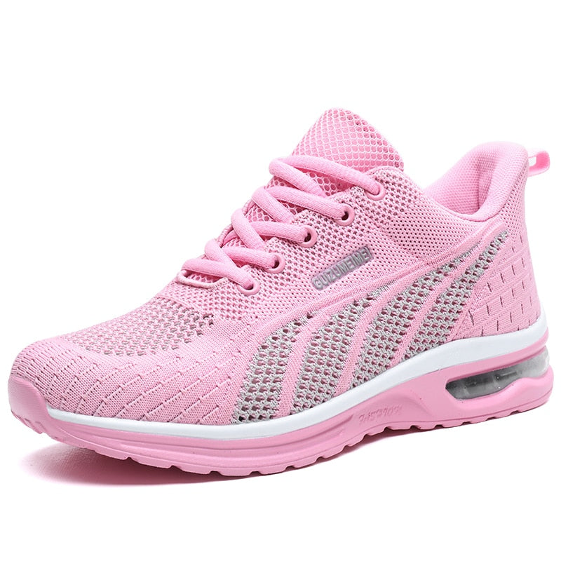 Ergonomische sneaker met dempende hak voor dames