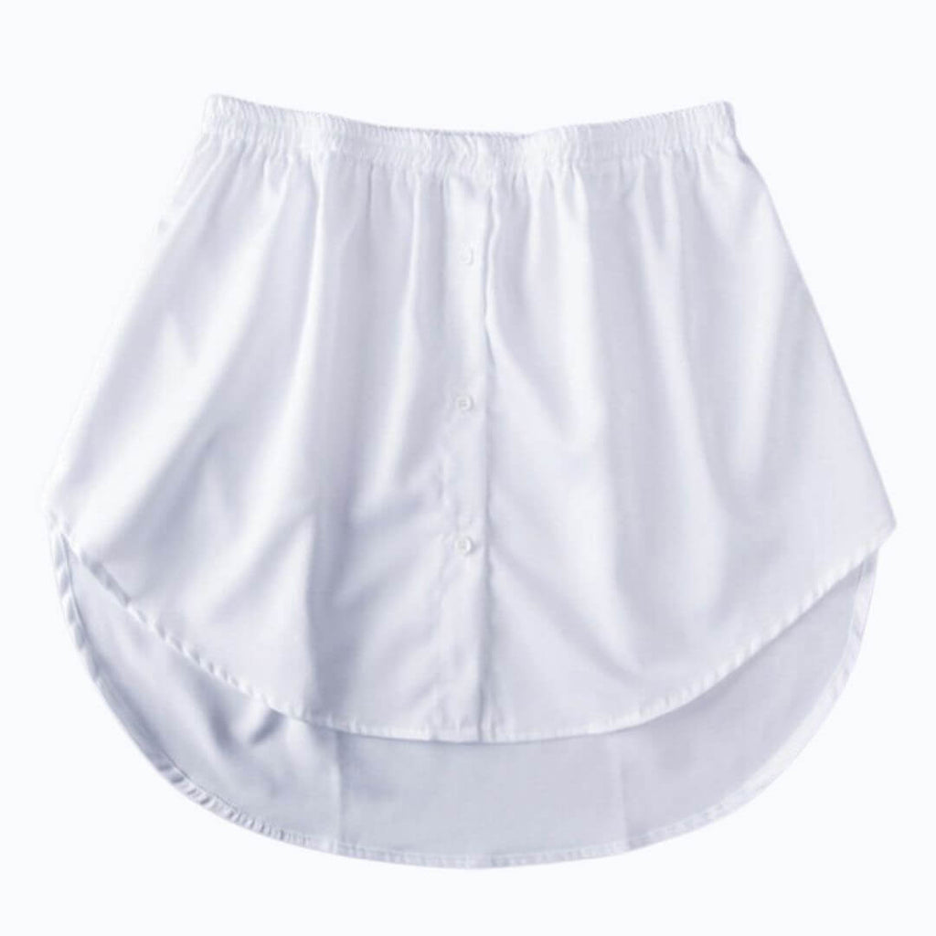 Dames shirtverlenger met elastische tailleband