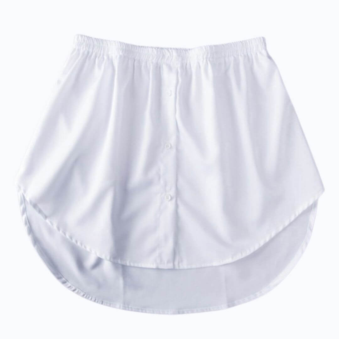 Dames shirtverlenger met elastische tailleband