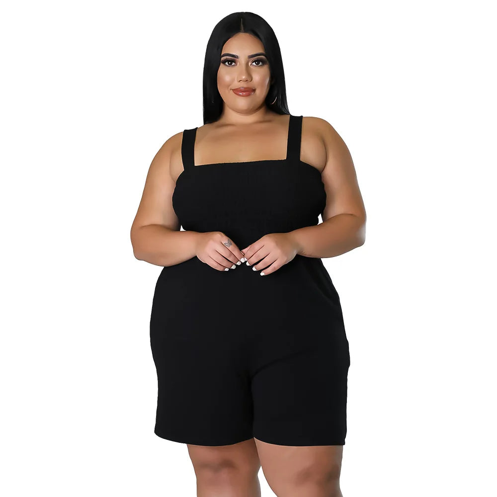 Lonneke plus size playsuit