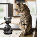 Boeddha-kattenbeeldje