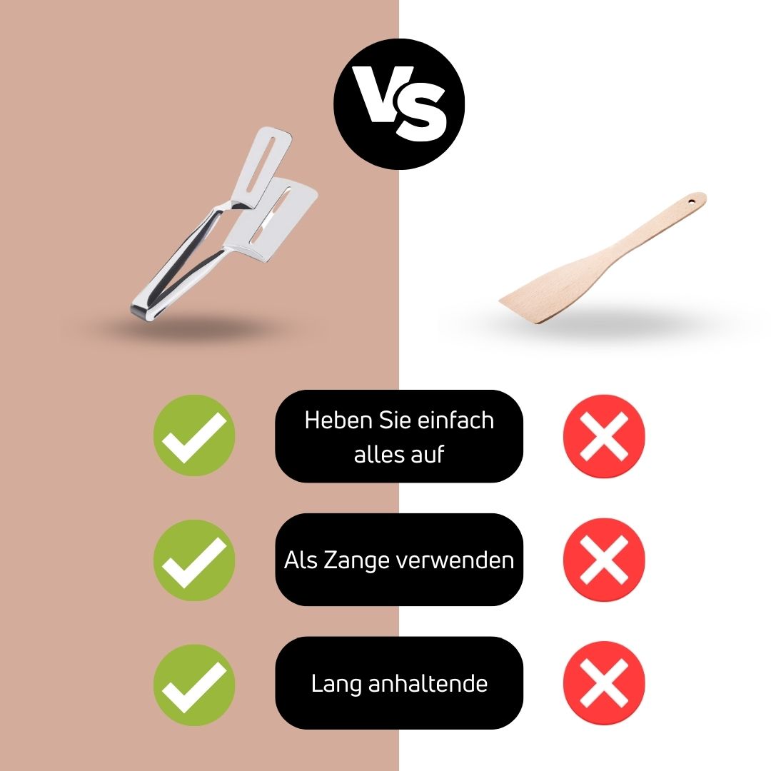 Dubbelzijdige roestvrijstalen spatel