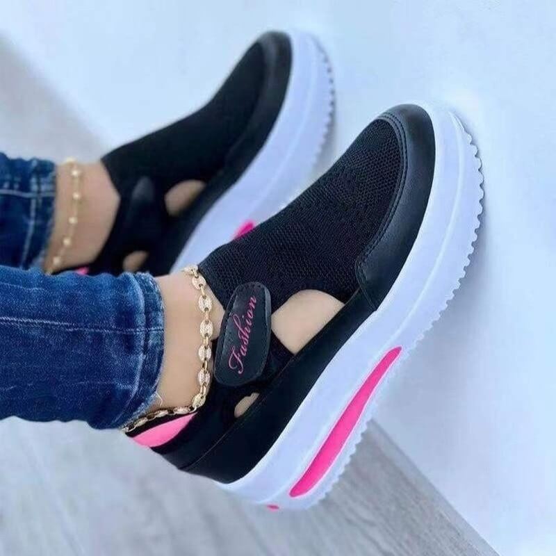 Ademende dames meshsneakers