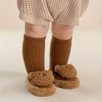 Kinder huisslof sokjes met beertjes