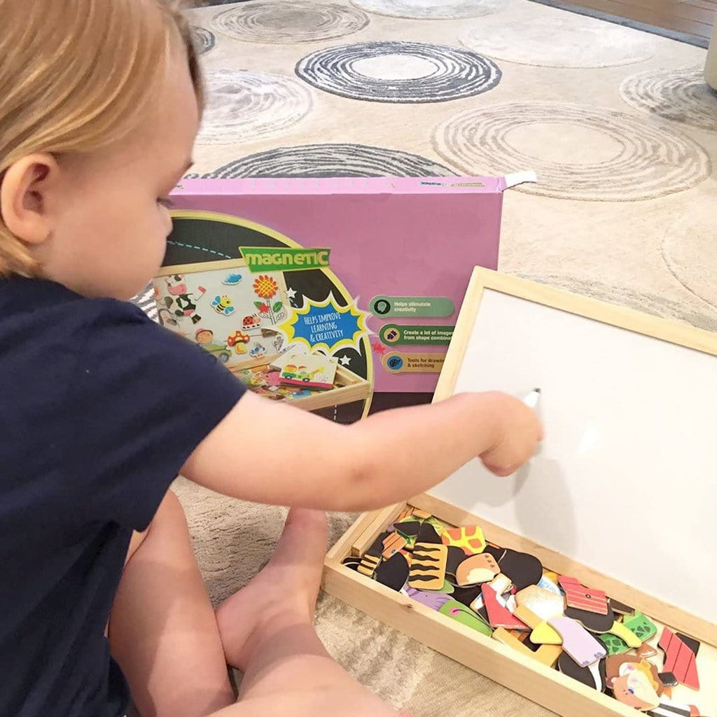 Speeltafel met magnetische onderdelen