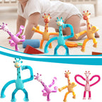 Flexibel giraffe speelgoed met zuignap — afbeelding 8