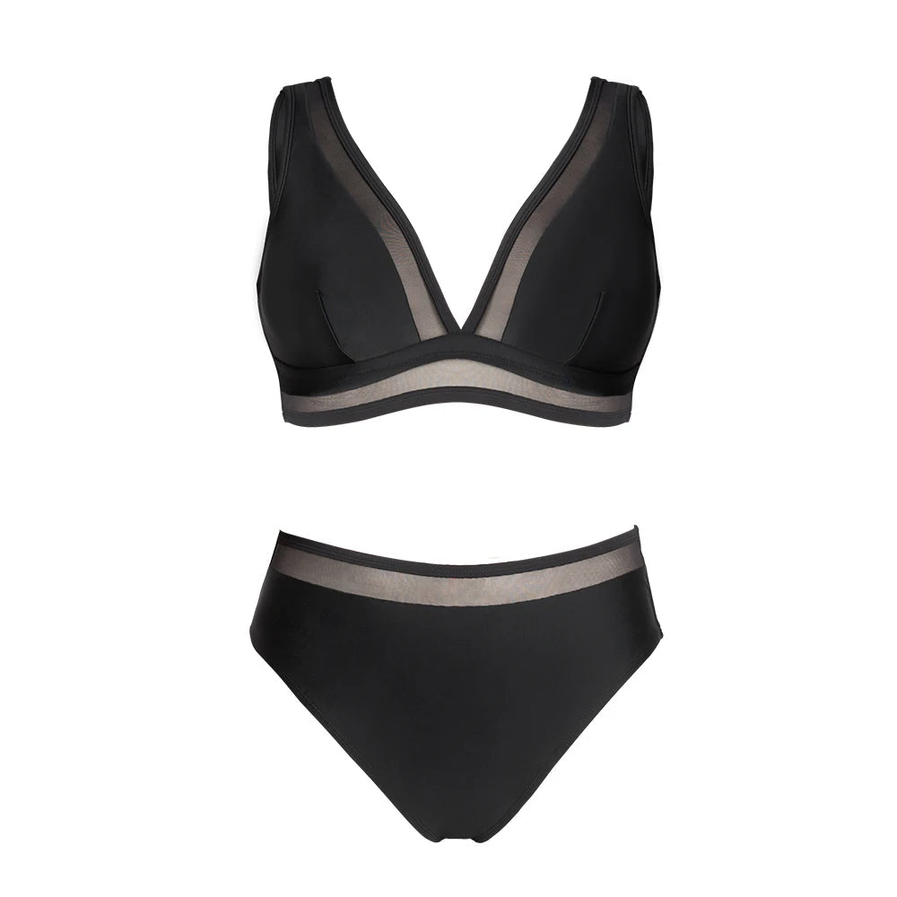 Sandy midnight plus-size bikini