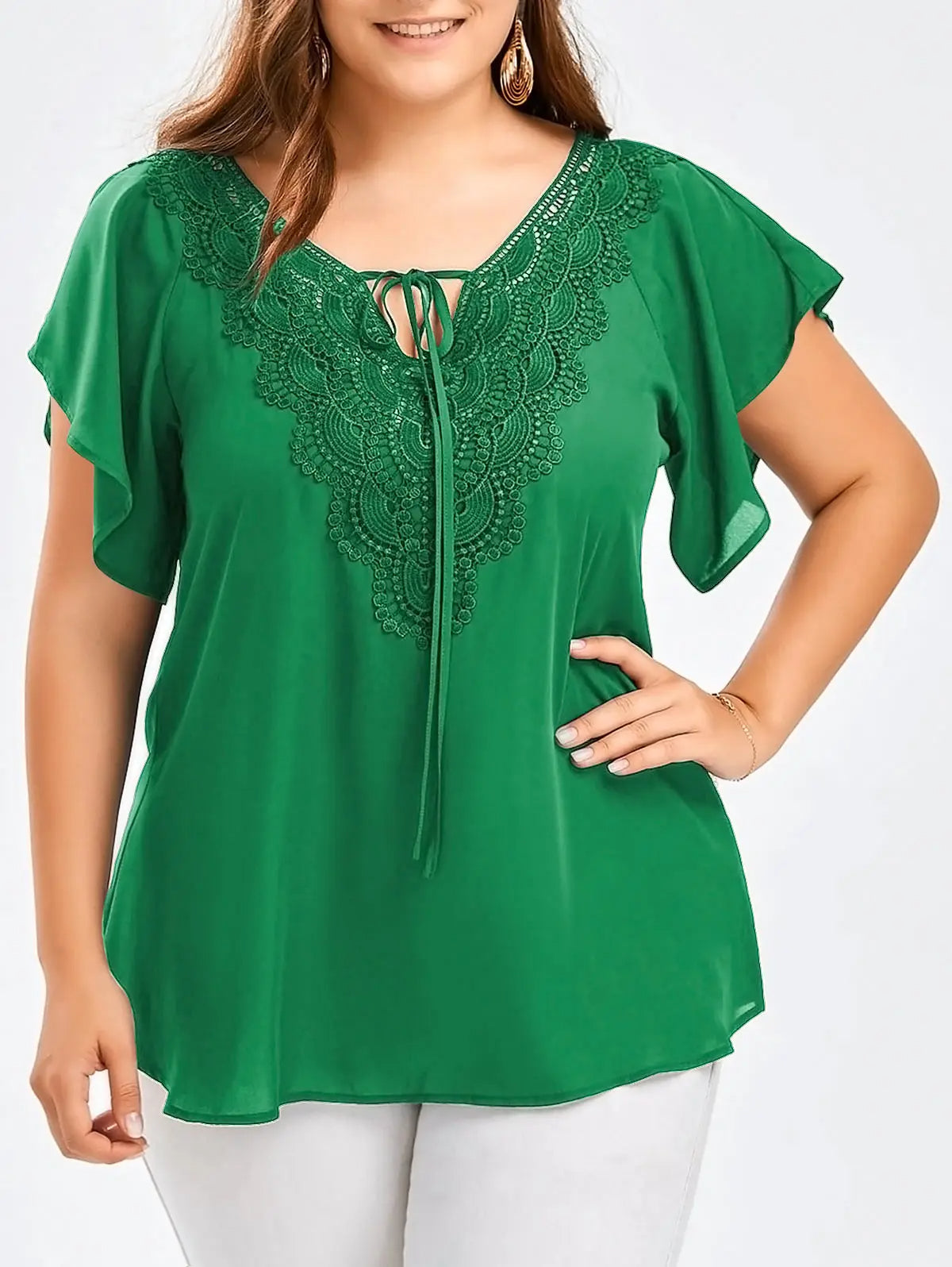 Femke plus-size top