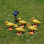 Zonnelamp in eendvorm, 5-in-1