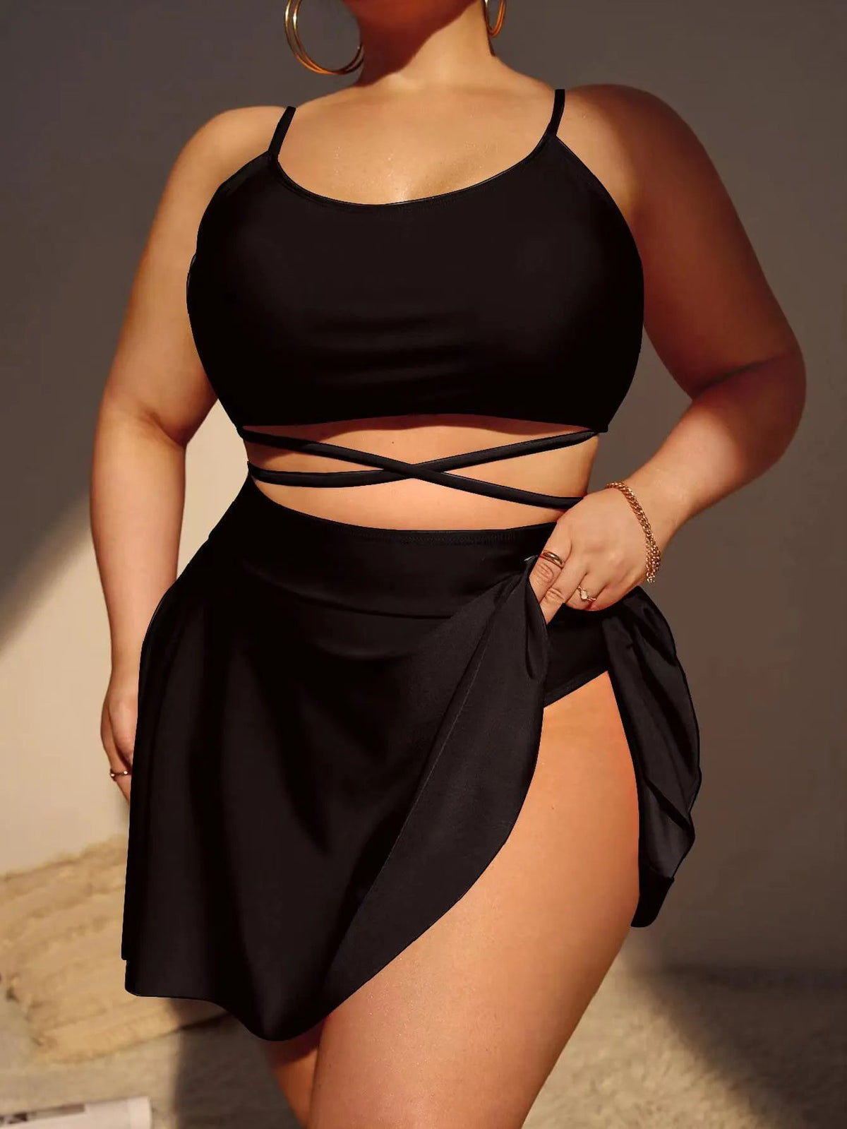 Fiona plus-size bikini set