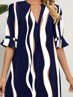 Monique plus-size jurk