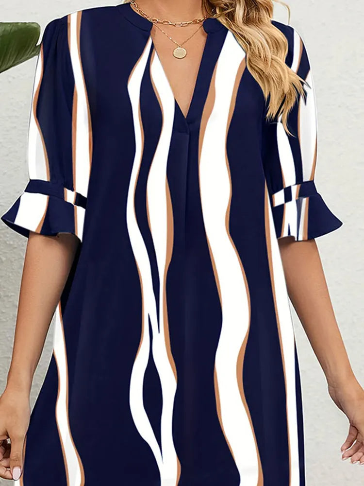 Monique plus-size jurk