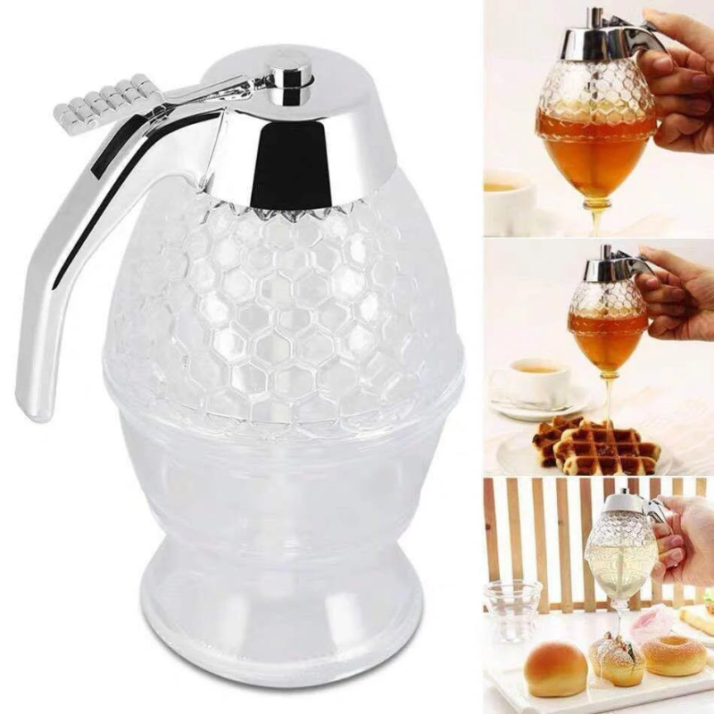 En handige honingdispenser