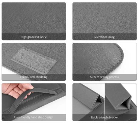 Laptophoes met standaardfunctie — afbeelding 1