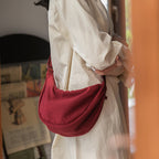 Half moon crossbody bag