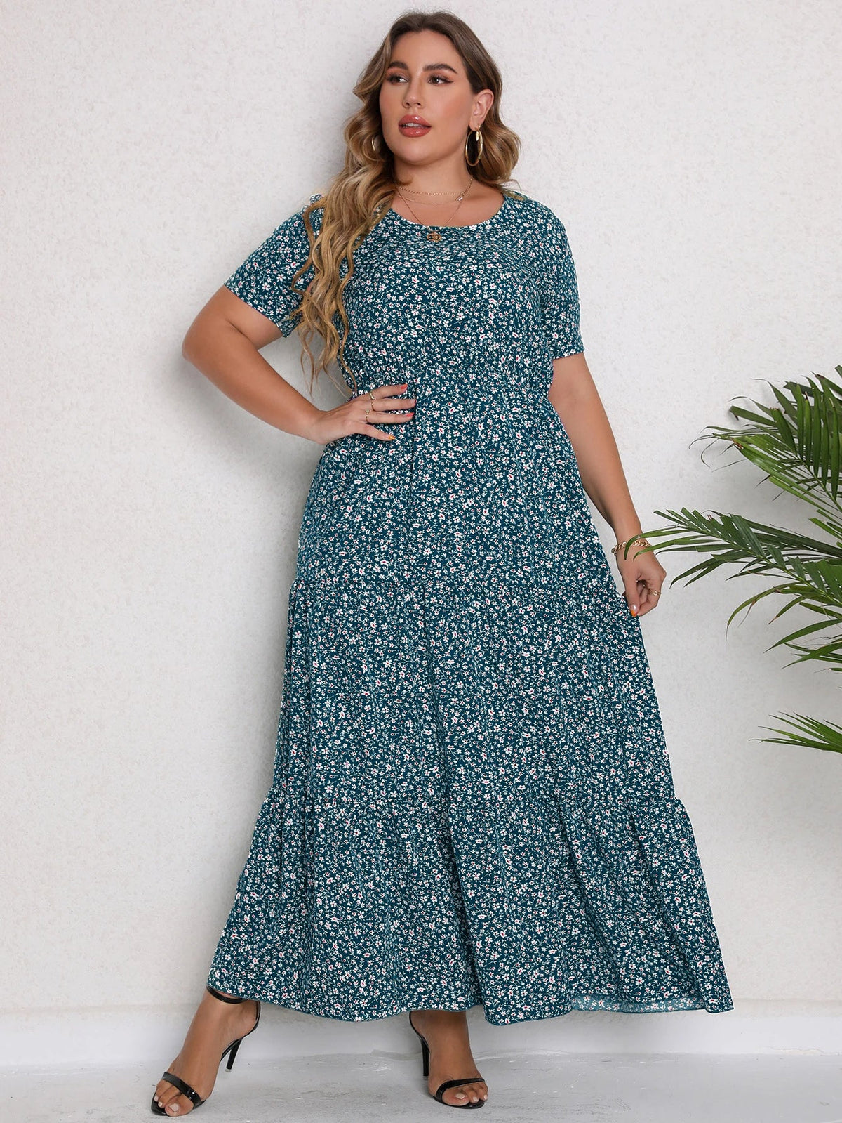 Stella plus-size maxi-jurk — afbeelding 1