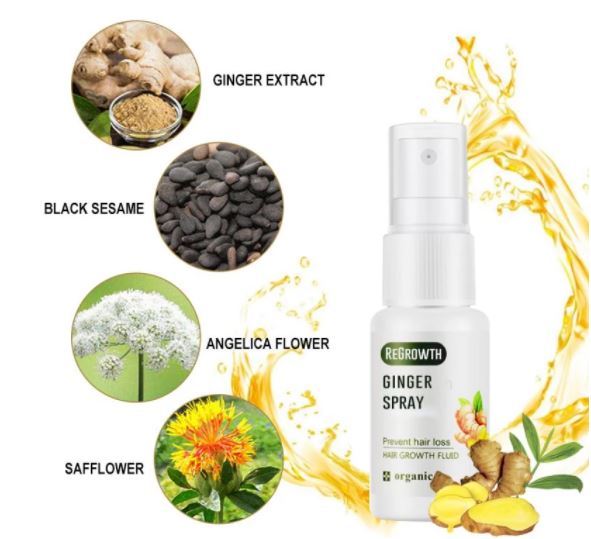 Hair regrowth ginger spray️