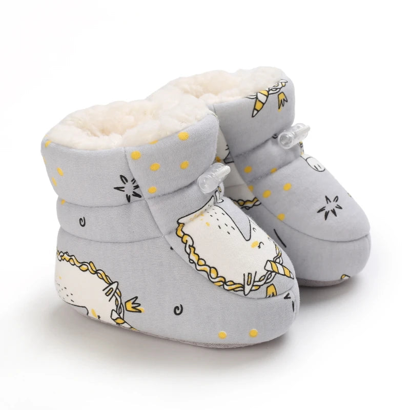 Warme winterschoentjes voor baby’s