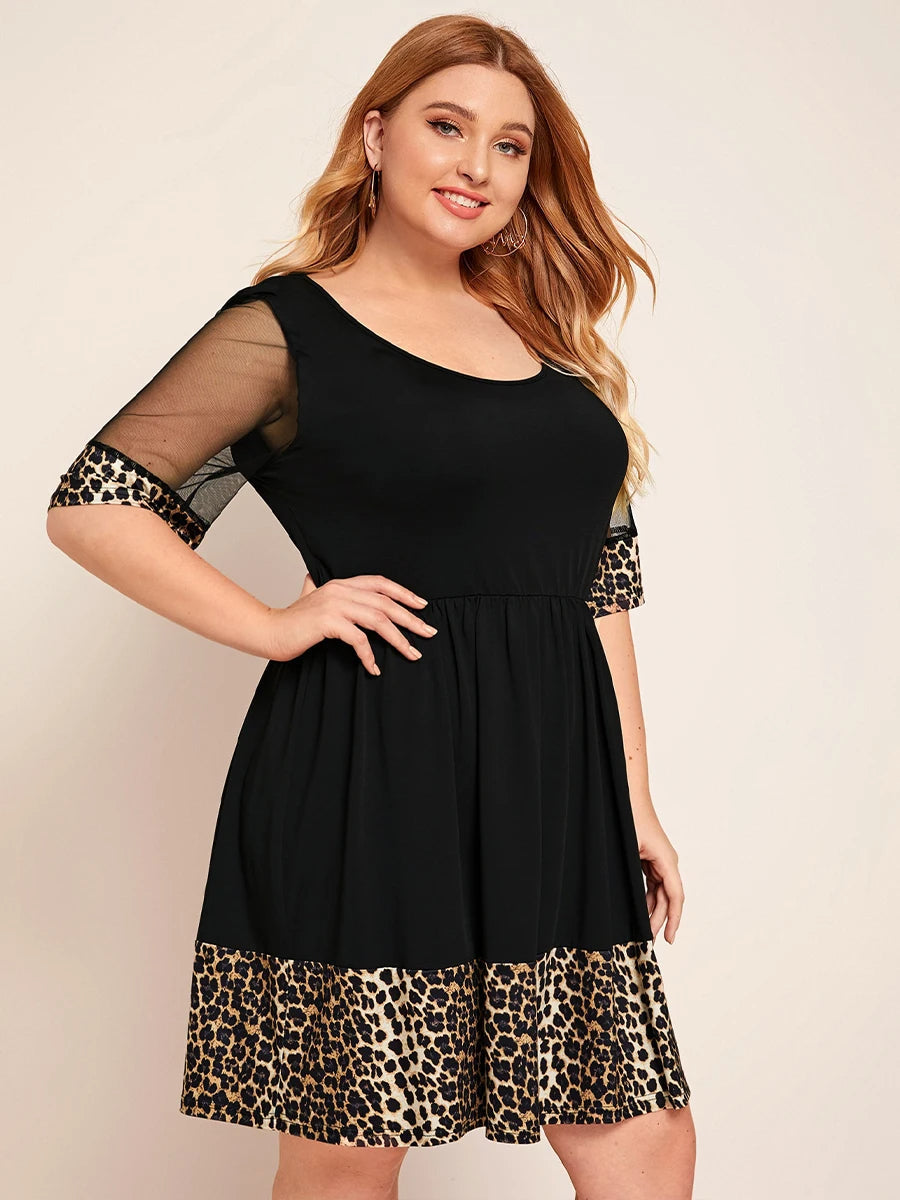 Phyllis plus-size zomerjurk