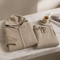 Kasjmierblend hoodie & jogger set