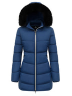 Warme puffy jas met stijlvolle details