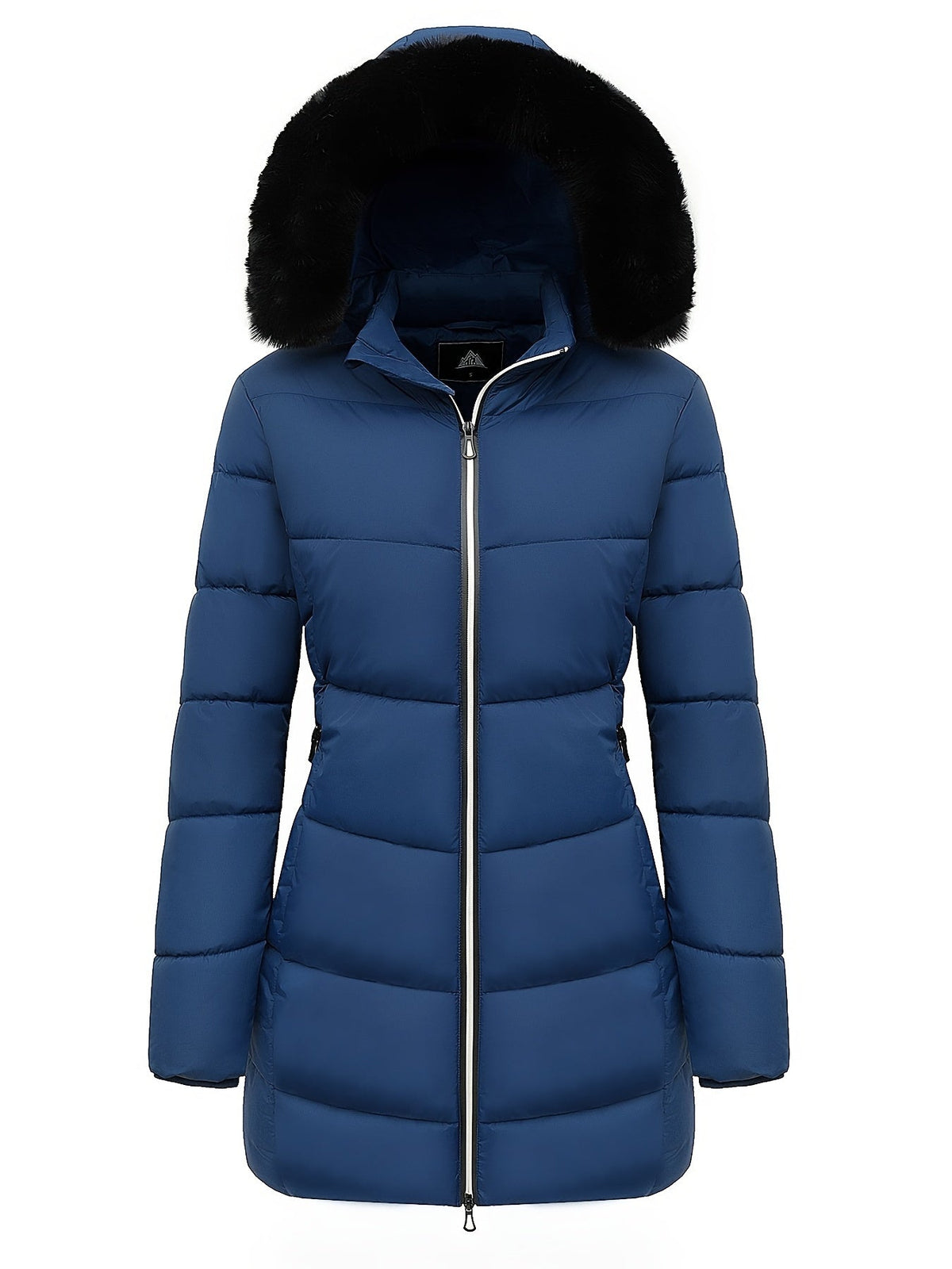Warme puffy jas met stijlvolle details