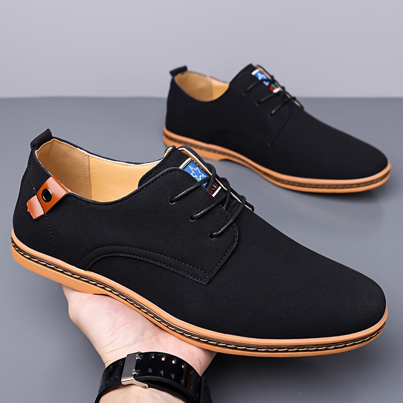 Klassieke veterschoenen met gedempte zool