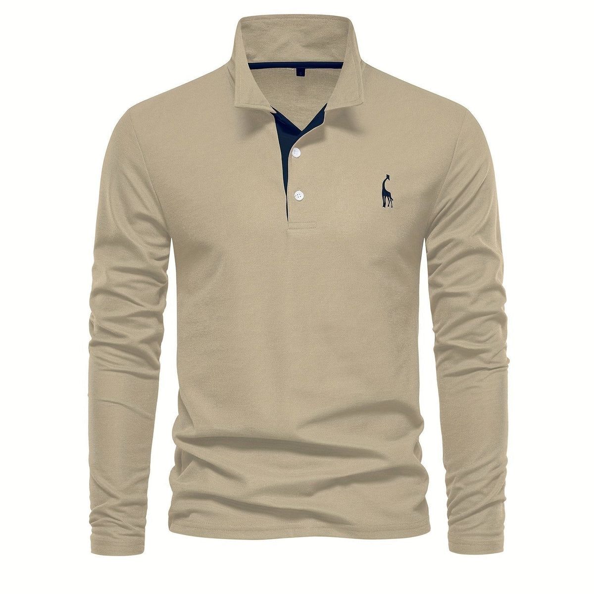 Heren polo met lange mouwen – Elin