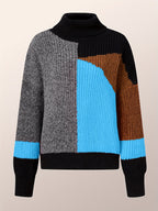Warme sweater met col