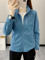 Ademende fleece jas