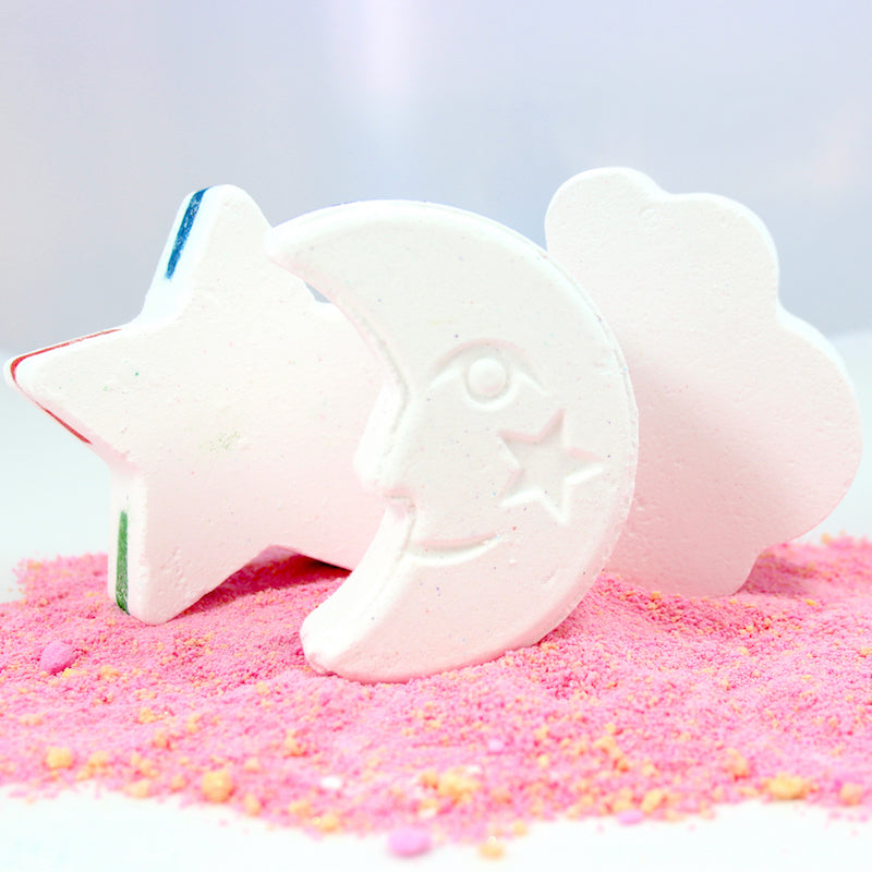 Rainbow bath bomb