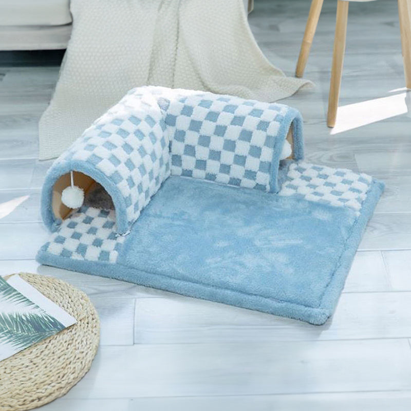 2-in-1 katten tunnel bed