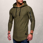 Slim fit hoodie voor heren