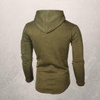 Slim fit hoodie voor heren