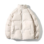 Casual winterjack met opstaande kraag