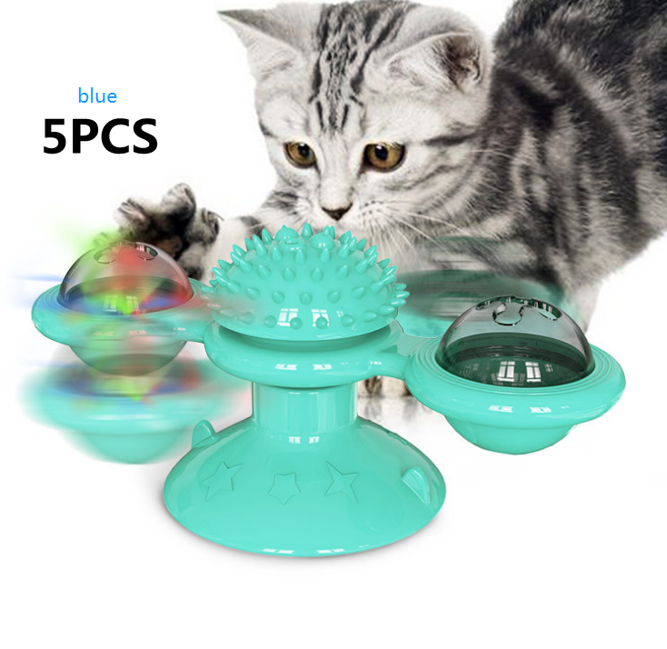 Katten windmolen krab- en speelstation
