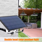 Draadloze solar LED lampenset met afstandsbediening