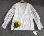 Dames longsleeve in effen kleur