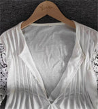 Dames longsleeve in effen kleur